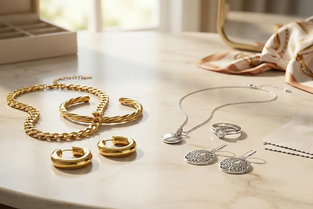 Bizuteria ze stali szlachetnej czy ze srebra