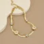 Bransoletka dwuwarstwowa regulowana Snake Chain z cyrkoniami ze stali szlachetnej 4