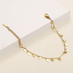 Bransoletka ze stali nierdzewnej z regulacją Styl Boho